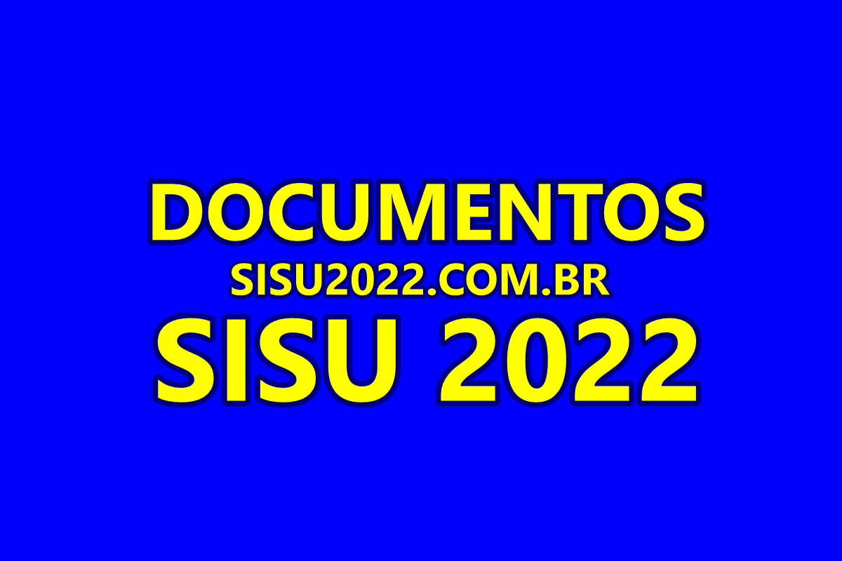 Documentos SISU 2024