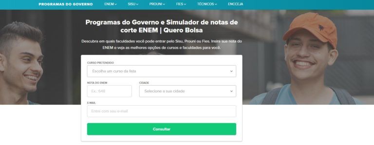 Simulador PROUNI 2022 → Como Funciona? Simulação da Nota de Corte